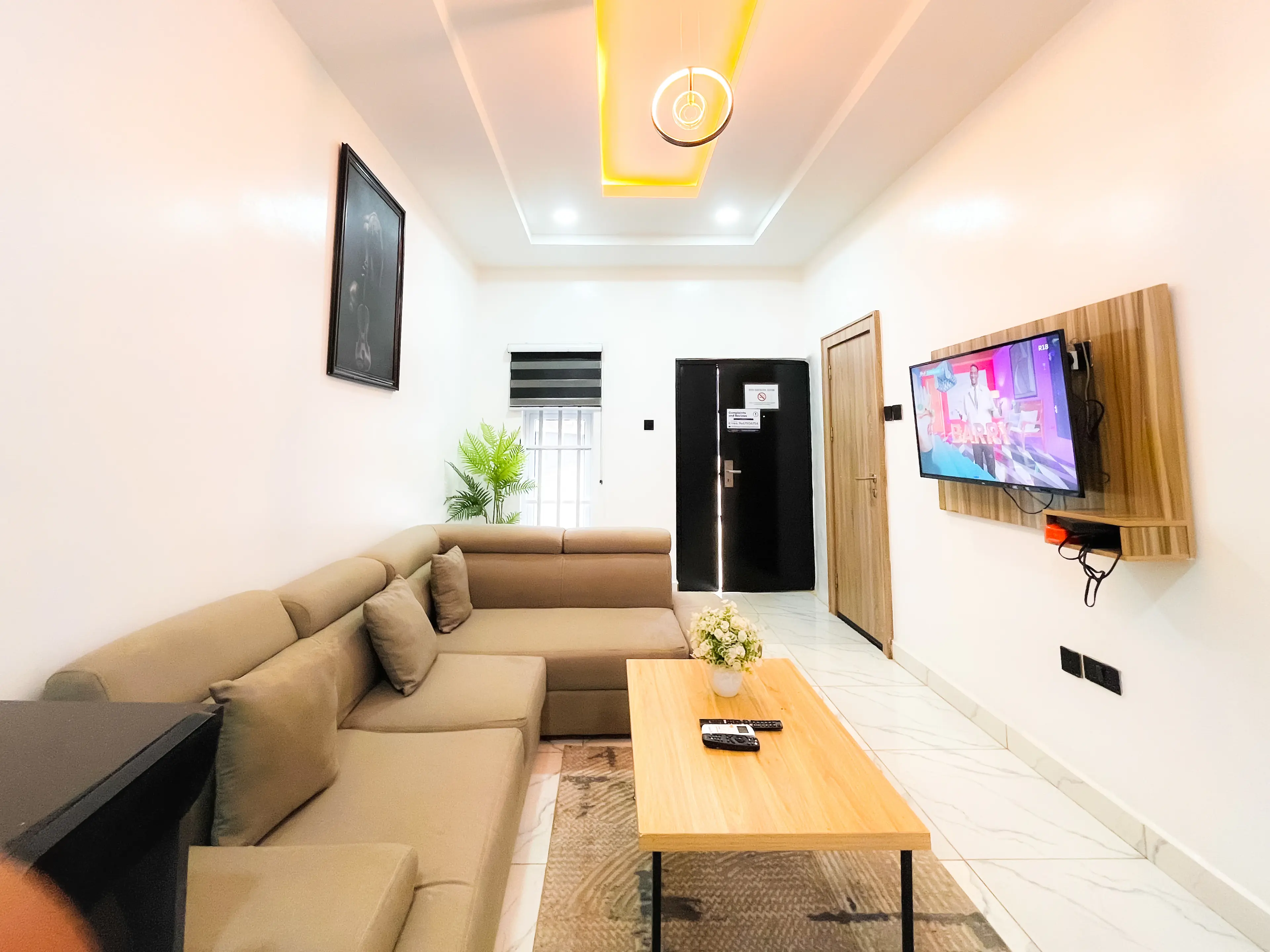 Living Area at ONE BEDROOM APARTMENT in Apo Resettlement Zone A