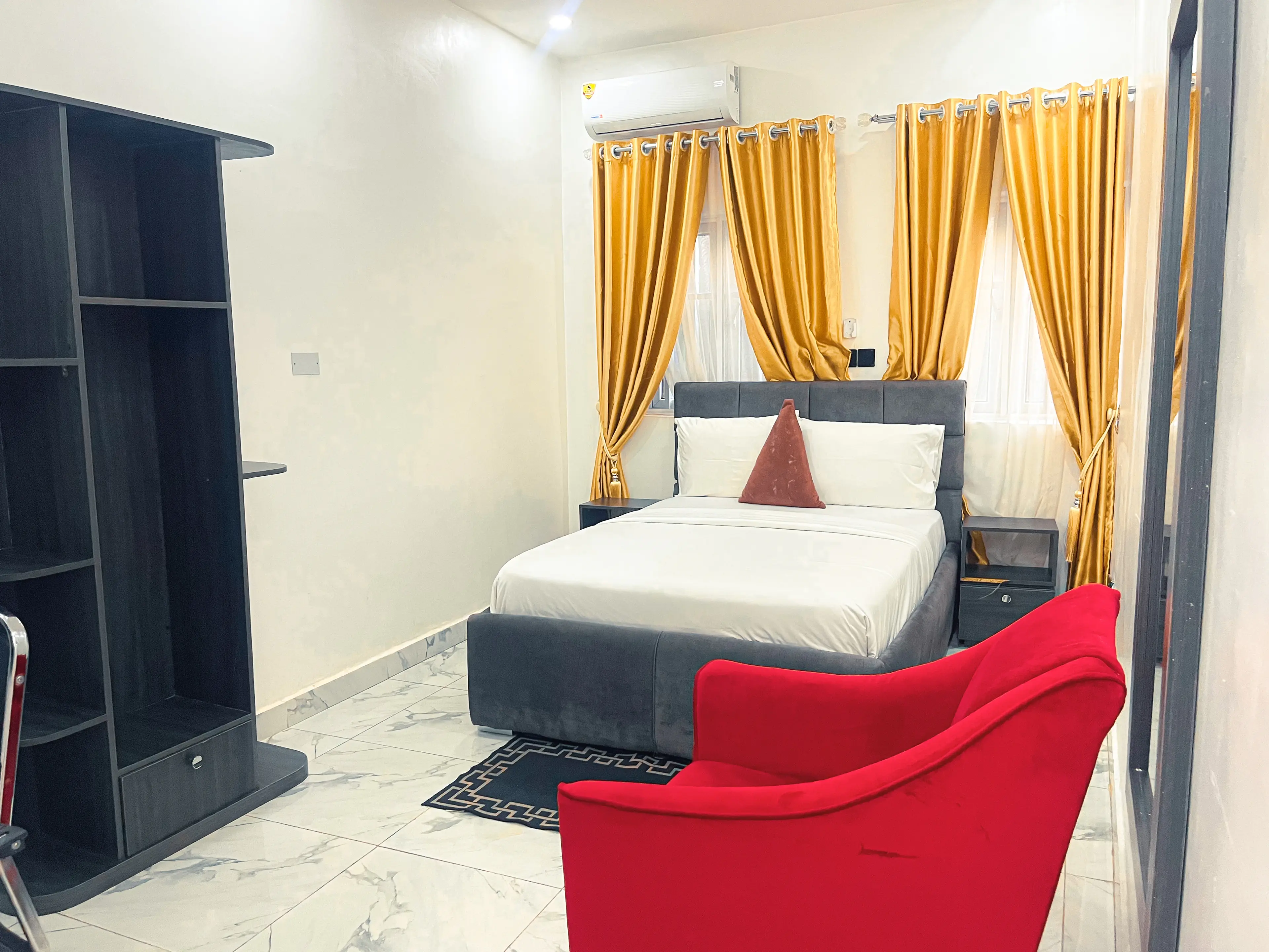 Bedroom at STANDARD SINGLE in Katampe, Abuja