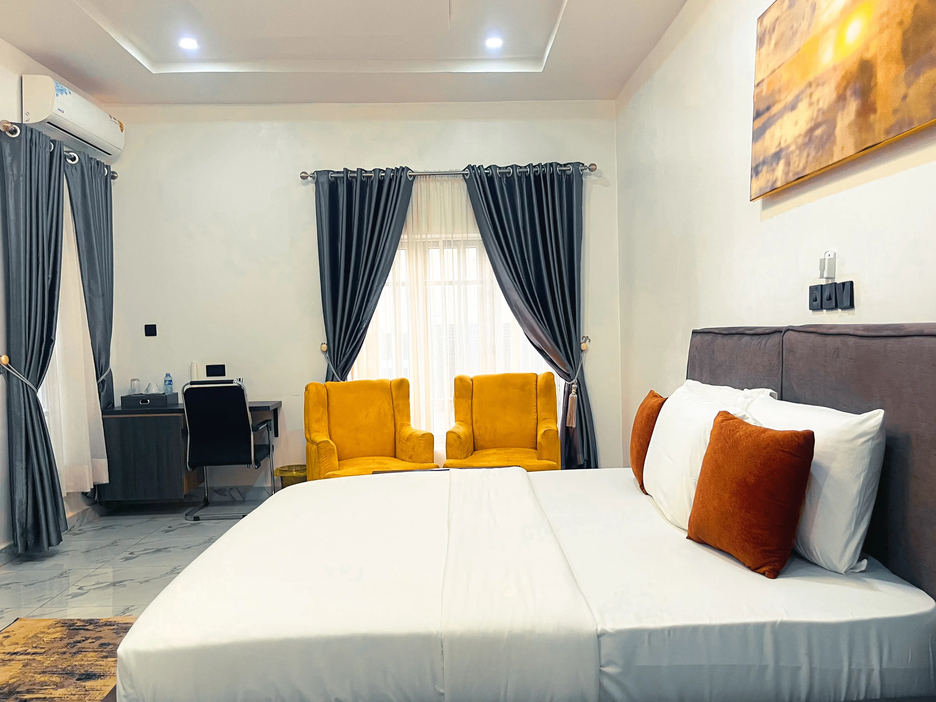 Bedroom at Executive Deluxe 2 in Katampe, Abuja