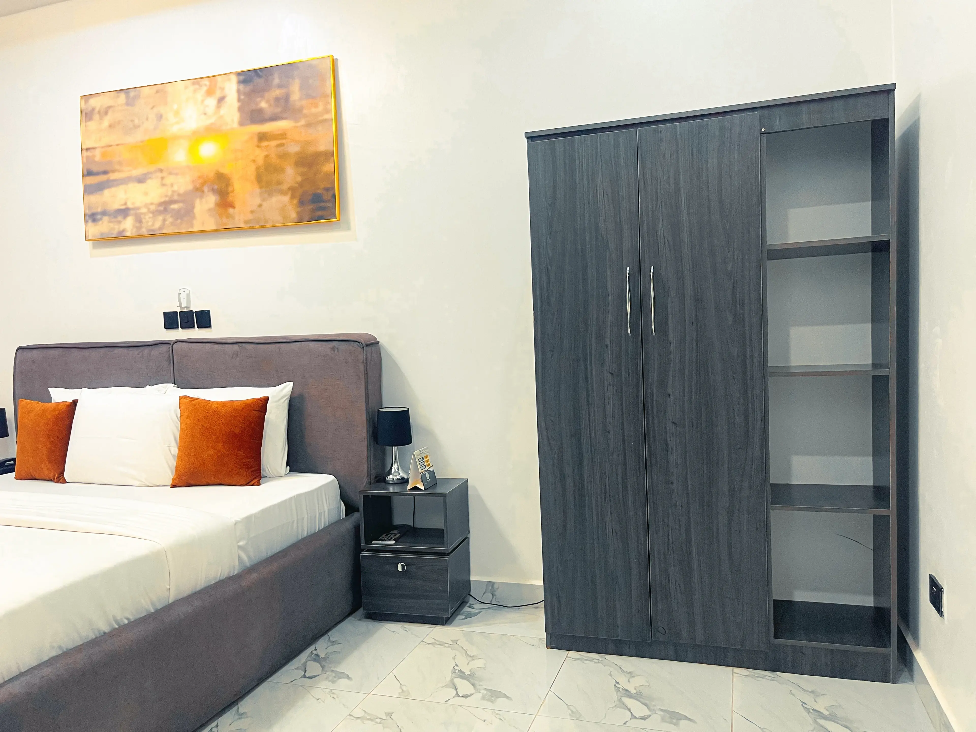 Bedroom at Executive Deluxe 2 in Katampe, Abuja