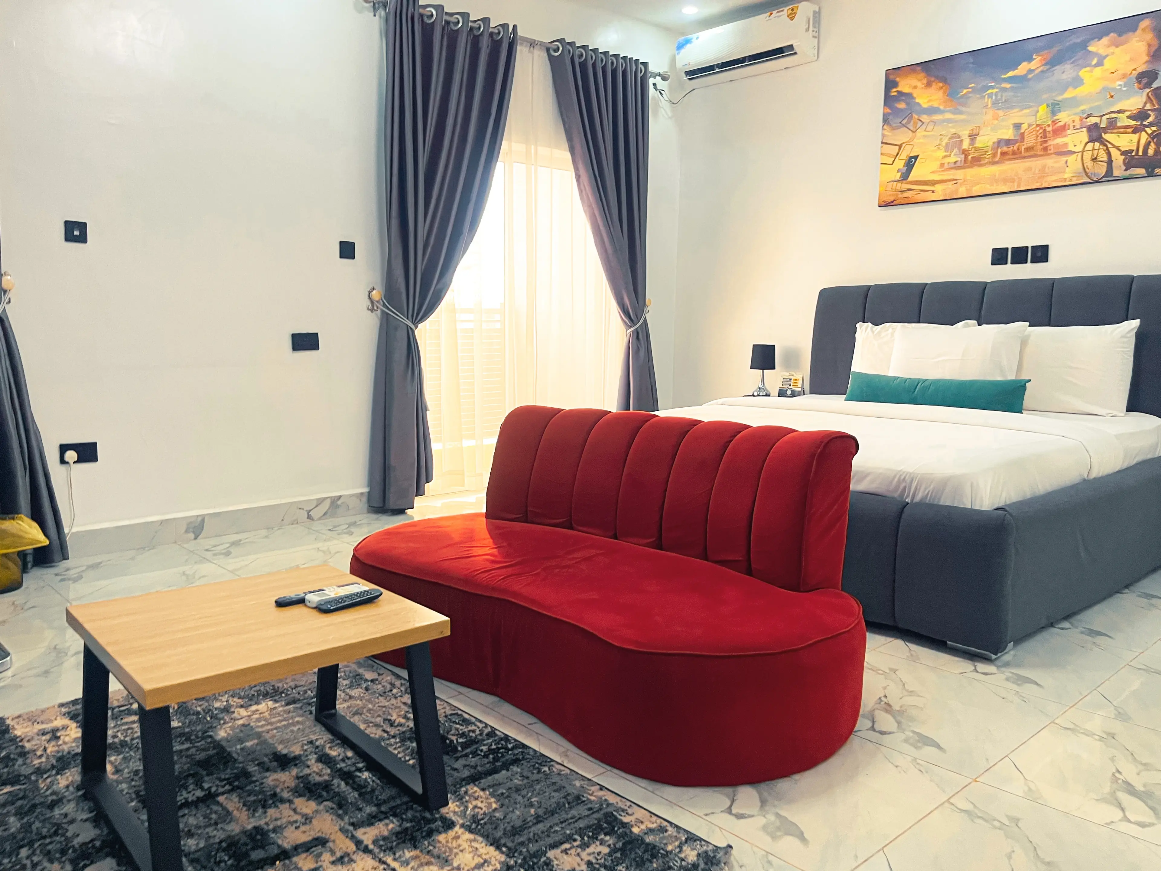 Bedroom at Executive Deluxe 3 in Katampe, Abuja