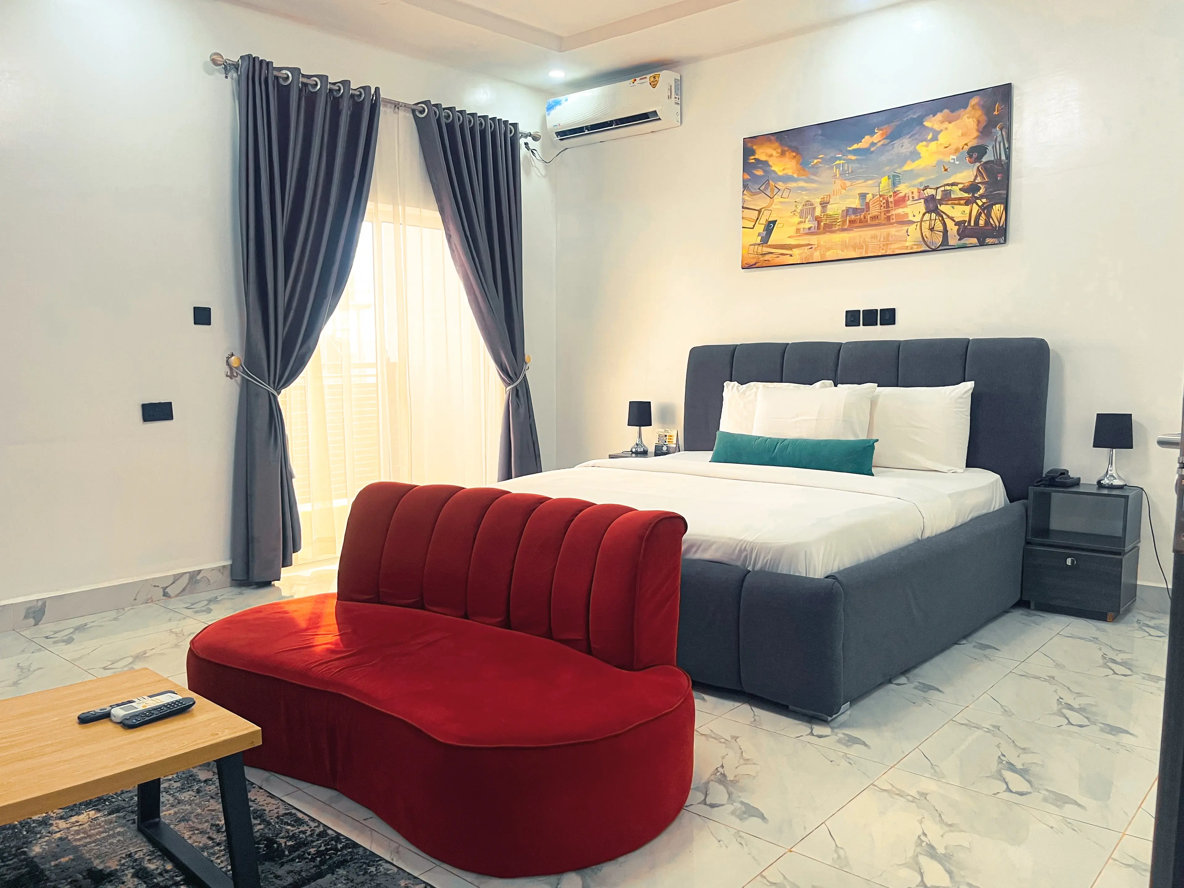 Bedroom at Executive Deluxe 3 in Katampe, Abuja