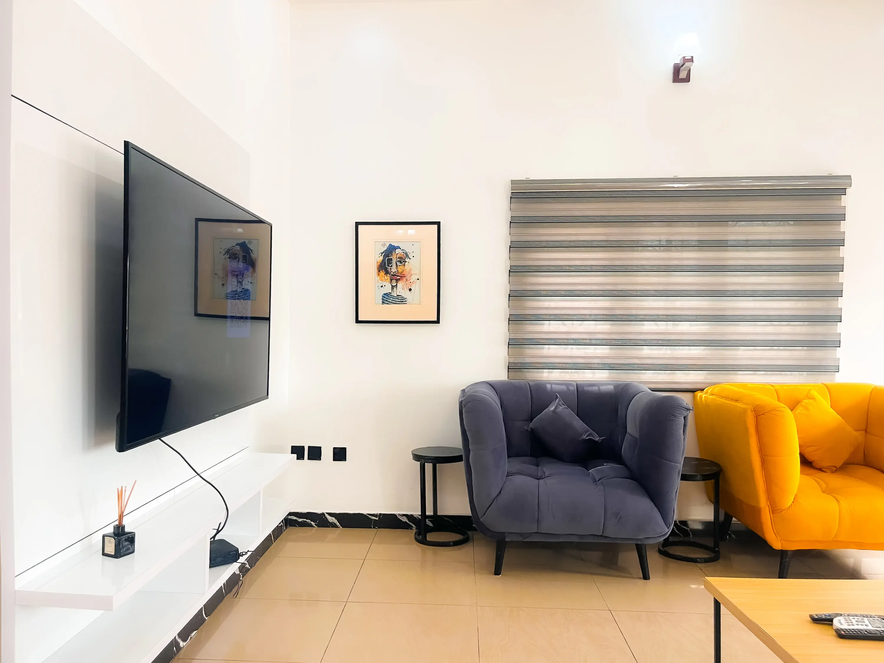 Living area at The Suncity Villa | 5 Bedroom Full Villa in Suncity Estate, Abuja