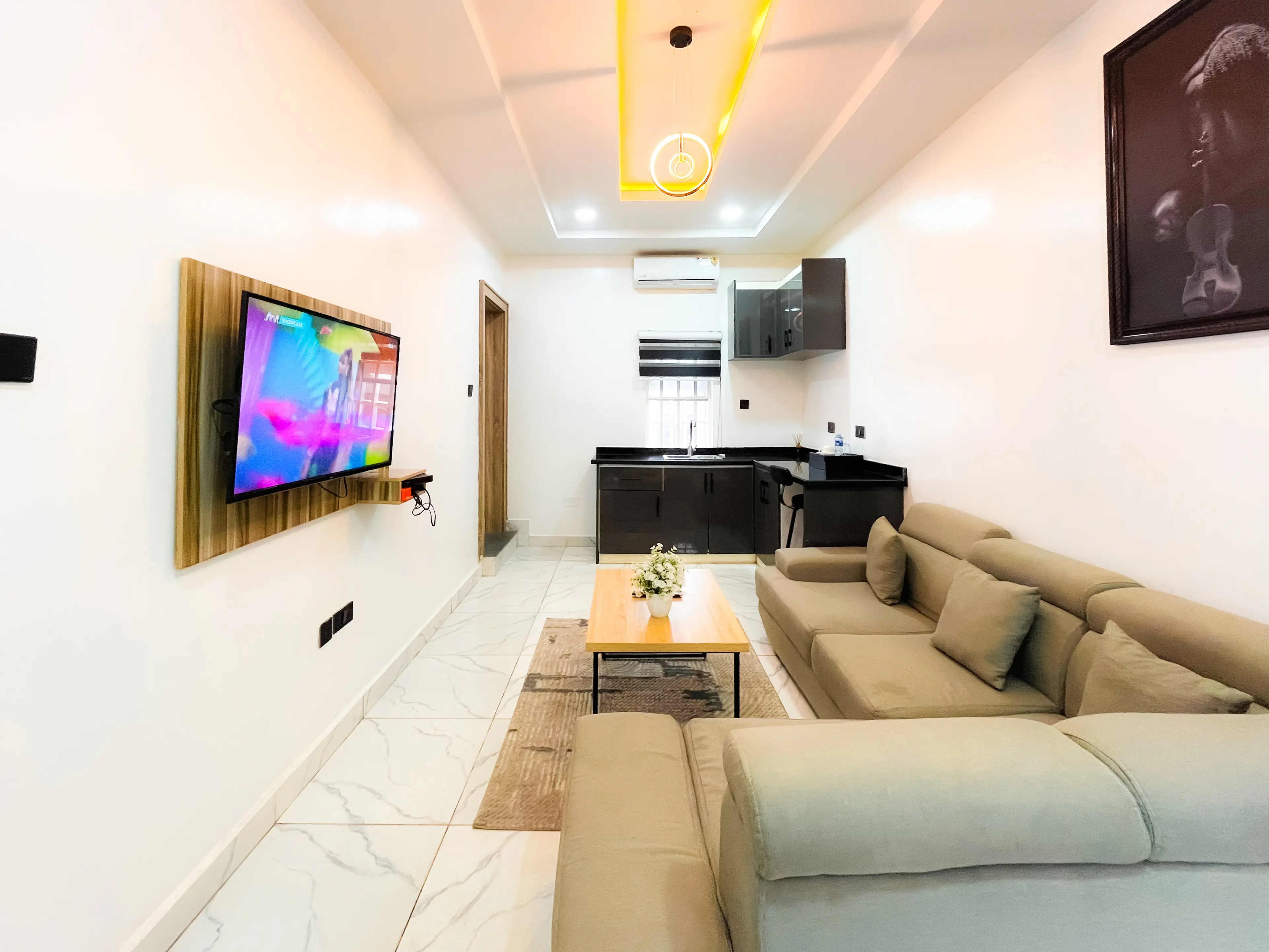 Living Area at ONE BEDROOM APARTMENT in Apo Resettlement Zone A