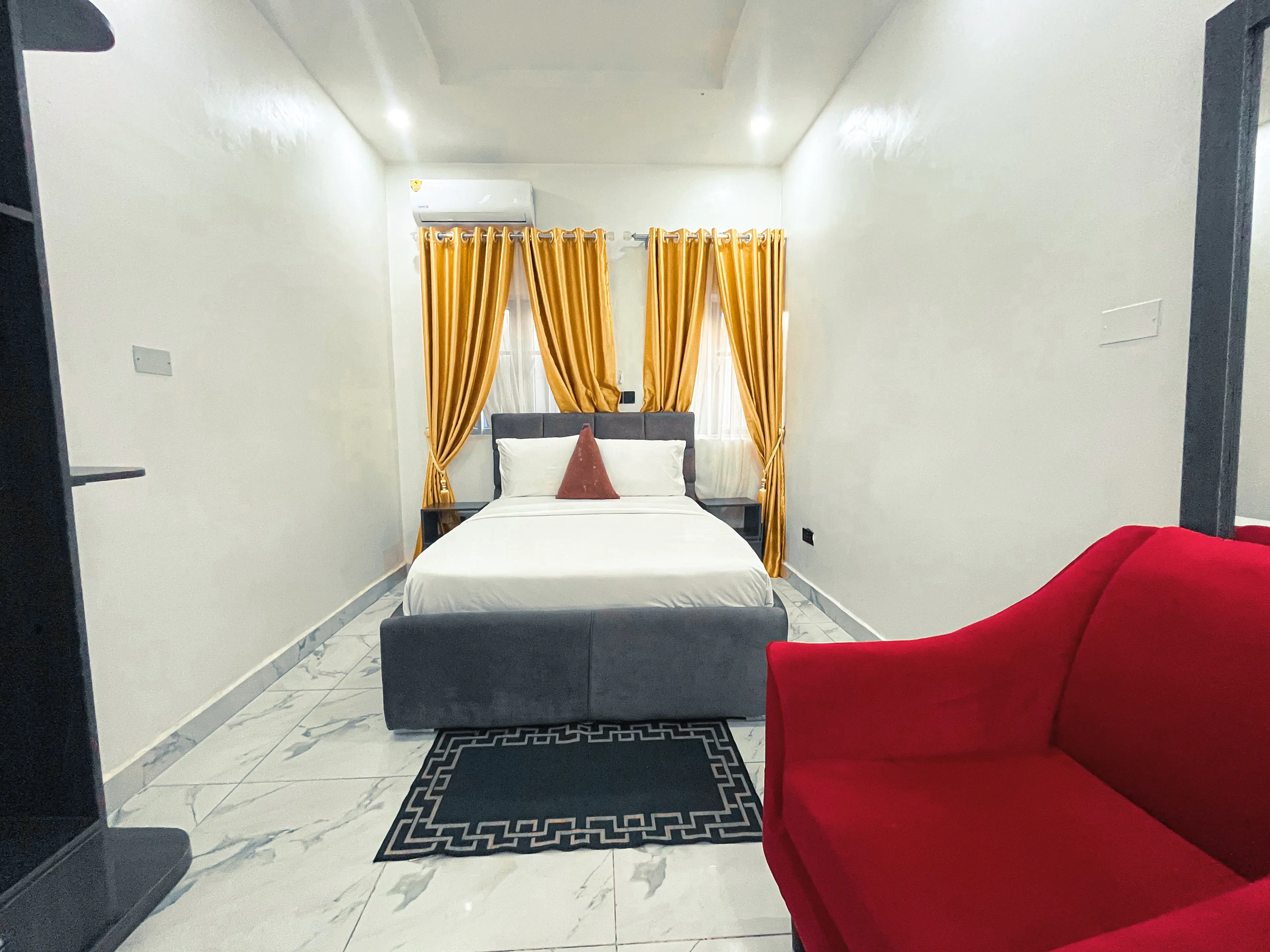 Bedroom at STANDARD SINGLE in Katampe, Abuja