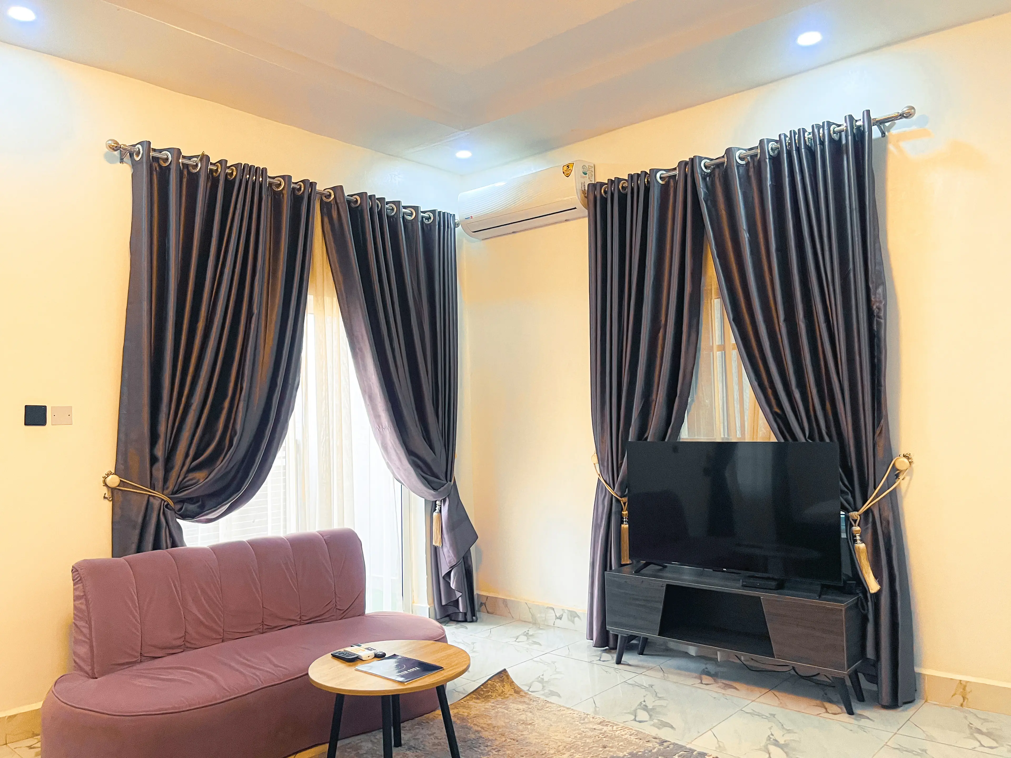 Bedroom at Executive Deluxe 1 in Katampe, Abuja