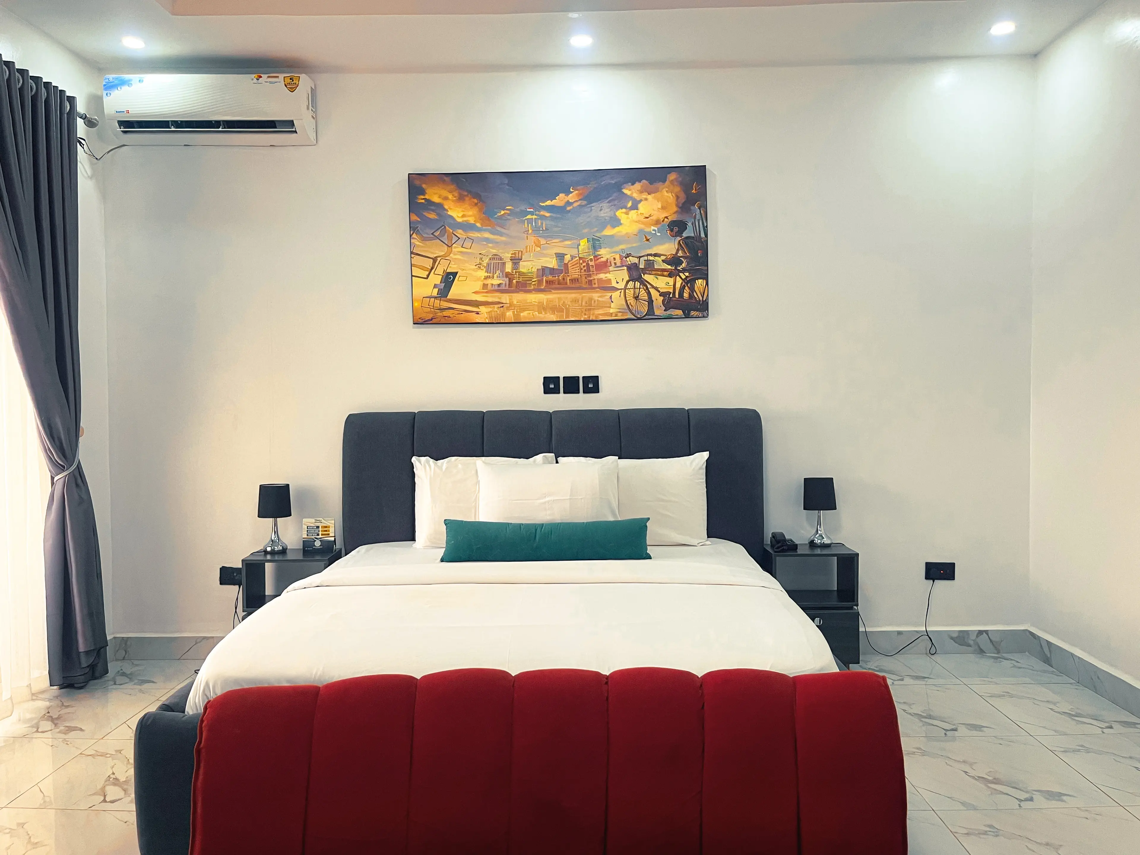Bedroom at Executive Deluxe 3 in Katampe, Abuja