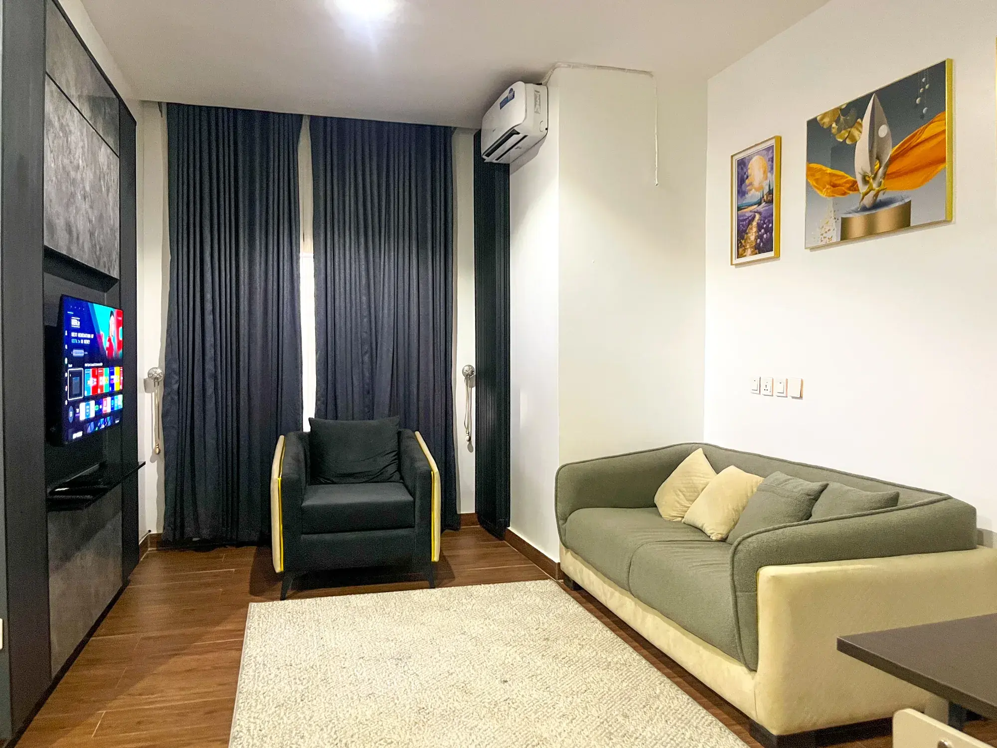 The Palette 1 Bedroom Art Filled Escape in Mabushi, Abuja
